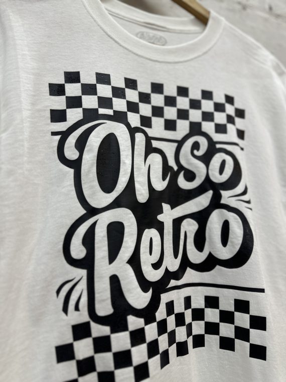 OhSoRetro Chequered Tshirt - Image 5