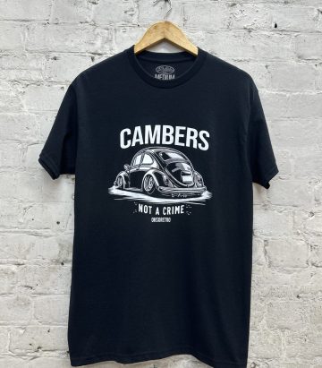 Cambers Not A Crime Beetle Tshirt (Black or Purple)