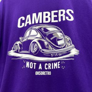 Cambers Not A Crime Beetle Tshirt (Black or Purple) - Image 2