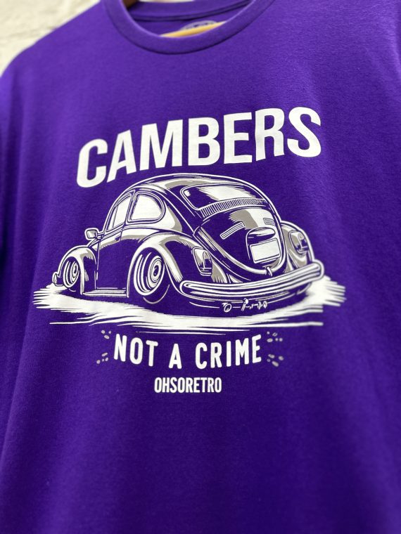 Cambers Not A Crime Beetle Tshirt (Black or Purple) - Image 2