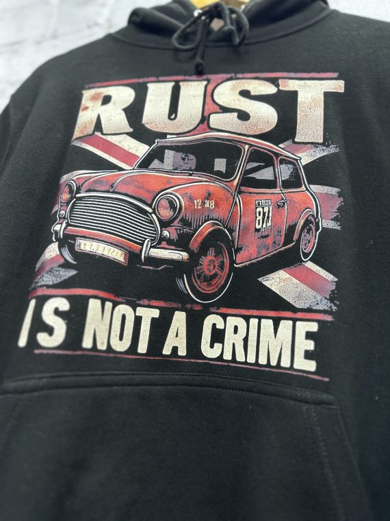 Rust Is Not A Crime Mini Hoody - Image 8