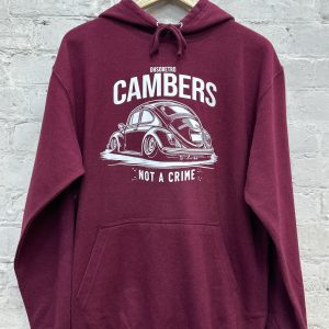 Cambers Not A Crime Beetle Hoody (Black or Burgundy) - Image 4