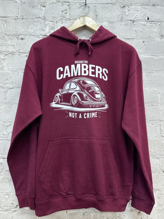 Cambers Not A Crime Beetle Hoody (Black or Burgundy) - Image 4