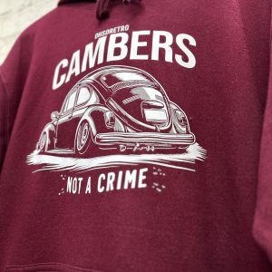 Cambers Not A Crime Beetle Hoody (Black or Burgundy) - Image 6
