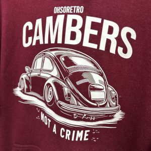 Cambers Not A Crime Beetle Hoody (Black or Burgundy) - Image 7