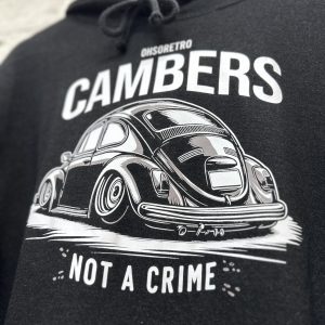 Cambers Not A Crime Beetle Hoody (Black or Burgundy) - Image 2