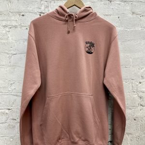 Sparky Logo Dusty Pink Hoody - Image 3