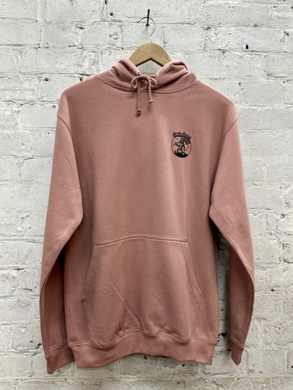 Sparky Logo Dusty Pink Hoody - Image 3