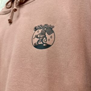 Sparky Logo Dusty Pink Hoody - Image 4