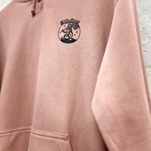 Sparky Logo Dusty Pink Hoody - Image 7