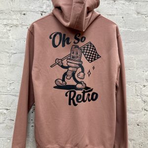 Sparky Logo Dusty Pink Hoody - Image 9