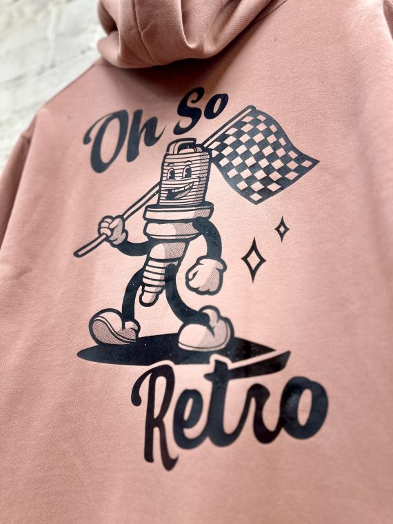 Sparky Logo Dusty Pink Hoody - Image 10